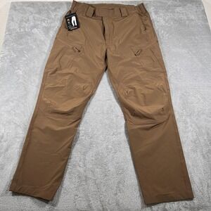 MAXTACS Tactical Pants Mens 38x32 Brown Elastx Water Resistant 4-Way Stretch NEW